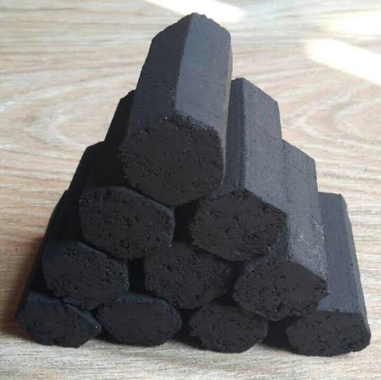 Coconut Shell Charcoal Briquettes Hexagonal